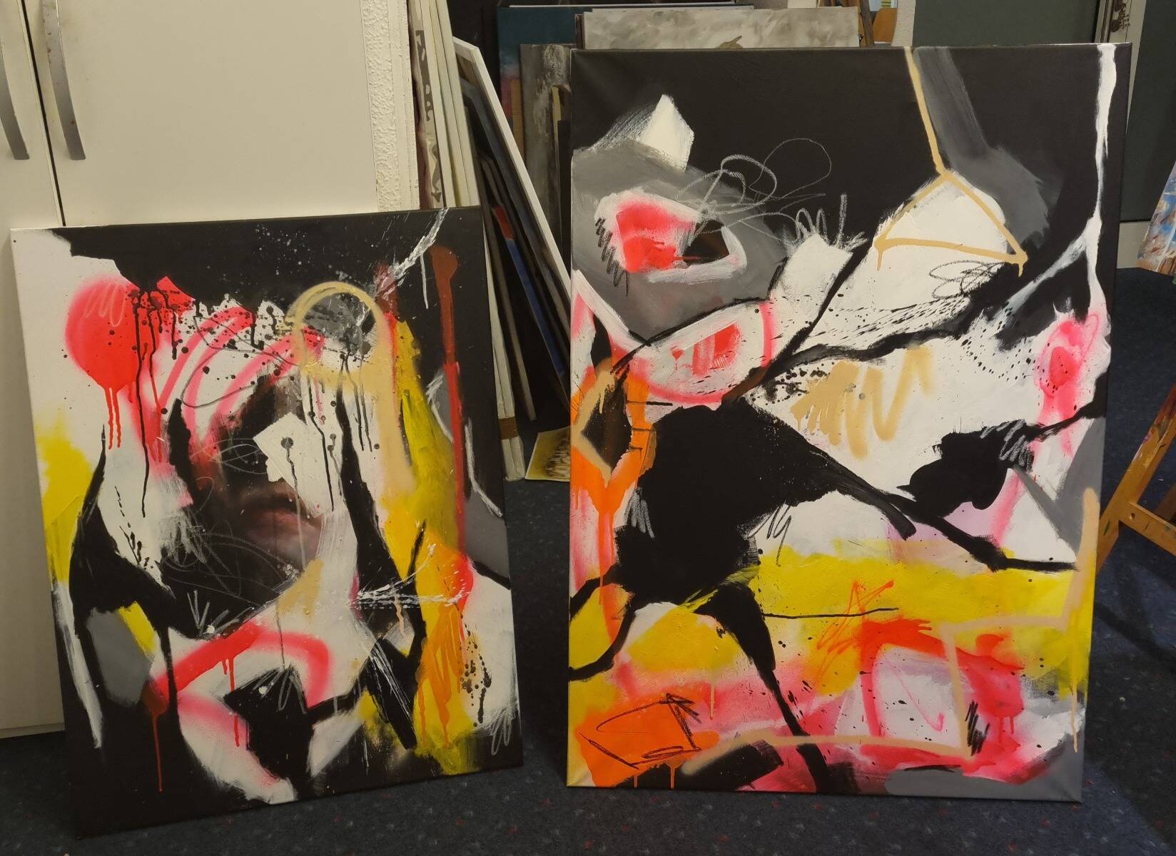 Mund/ abstrakte Malerei #2