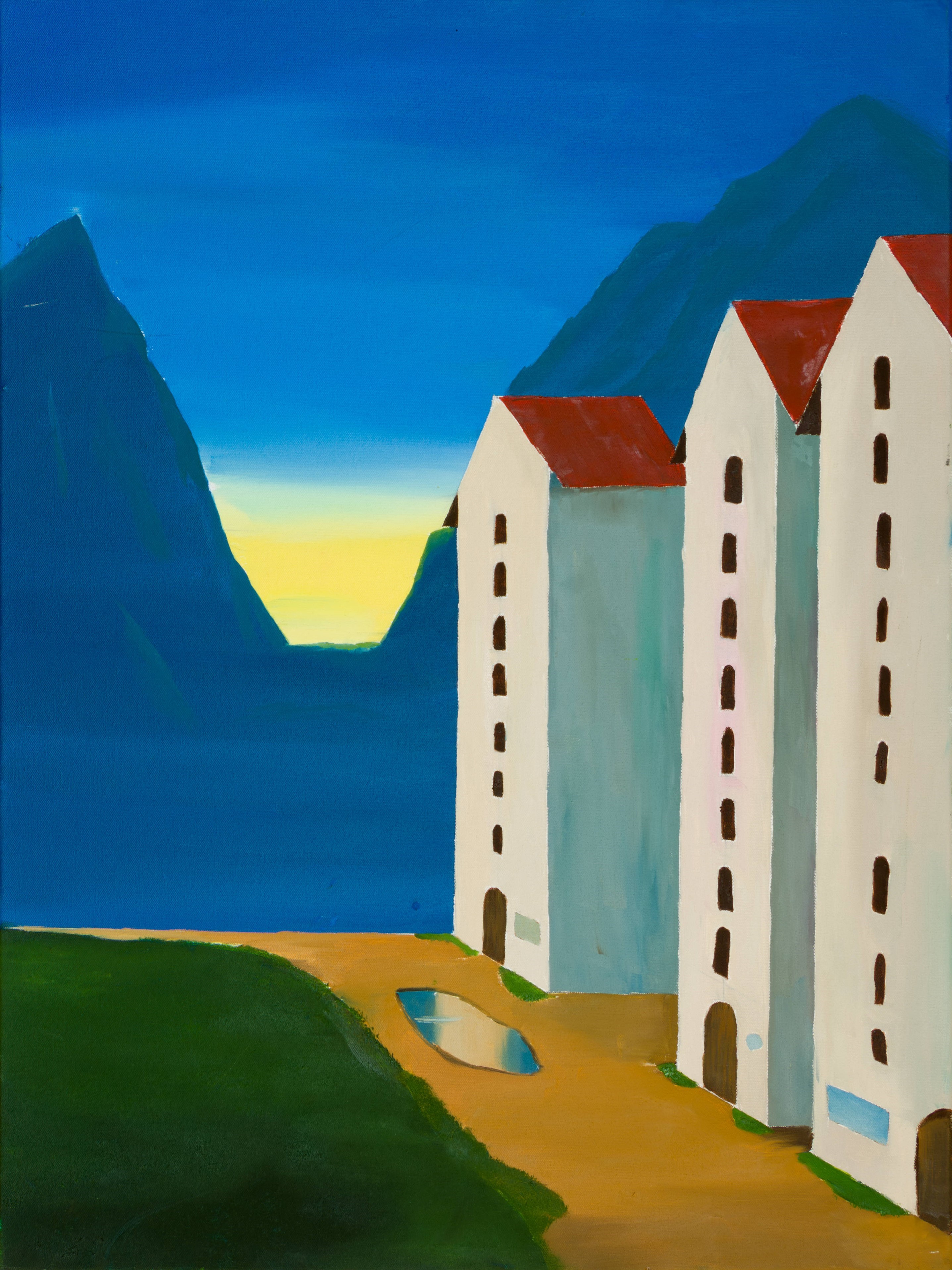 3 Häuser vor den Bergen - Mirko Lassalle 1