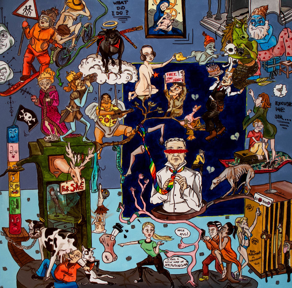 That Woman is Naked and Bald