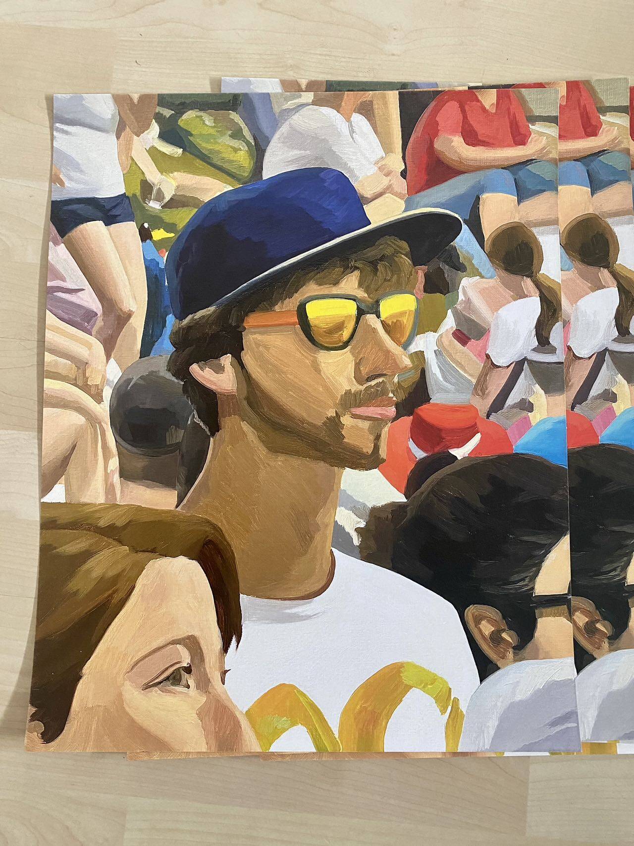  Der Mann in Karlsruhe(Fine art Print)