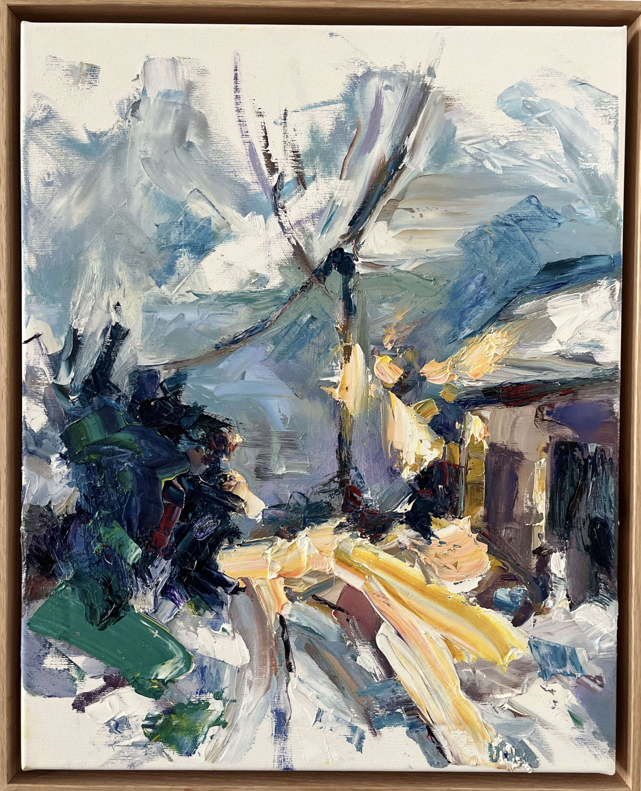 Laterne im Schnee - Noah Rennebaum 1