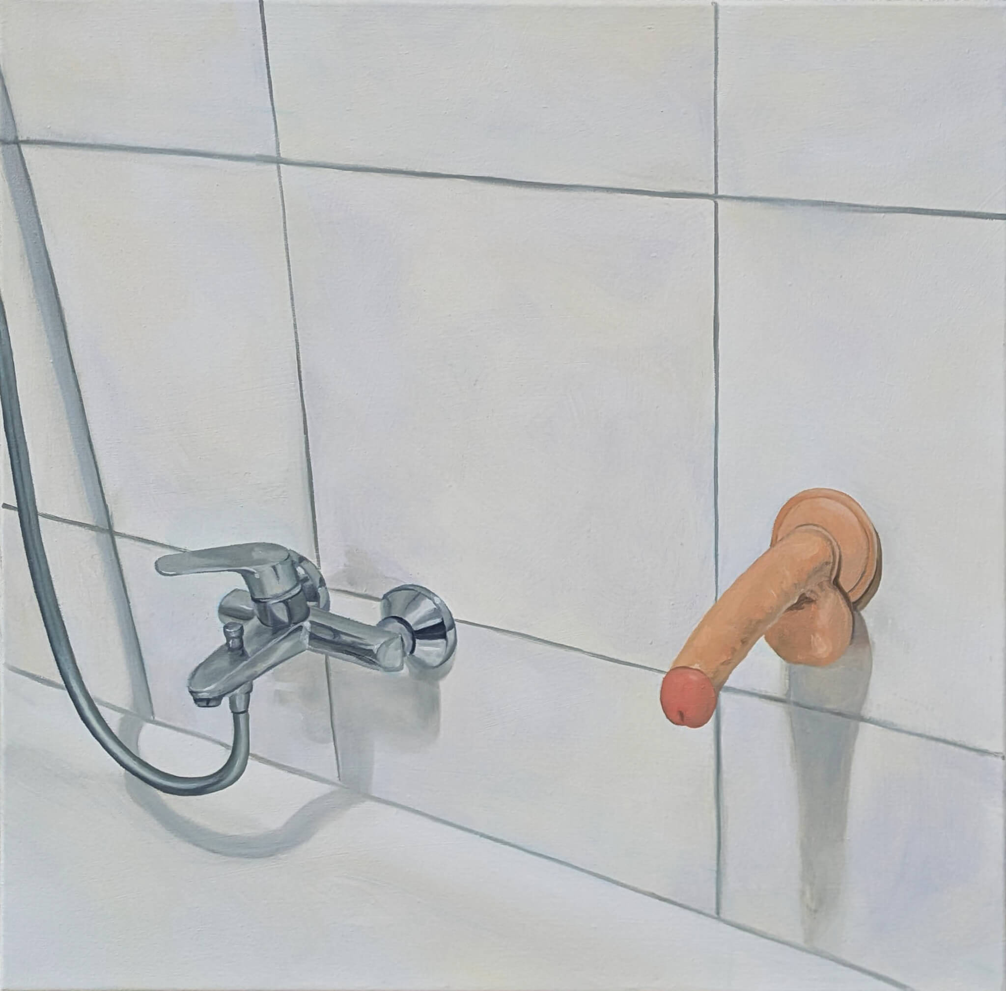 o.T., Badezimmerszene - Judith Blodig 1