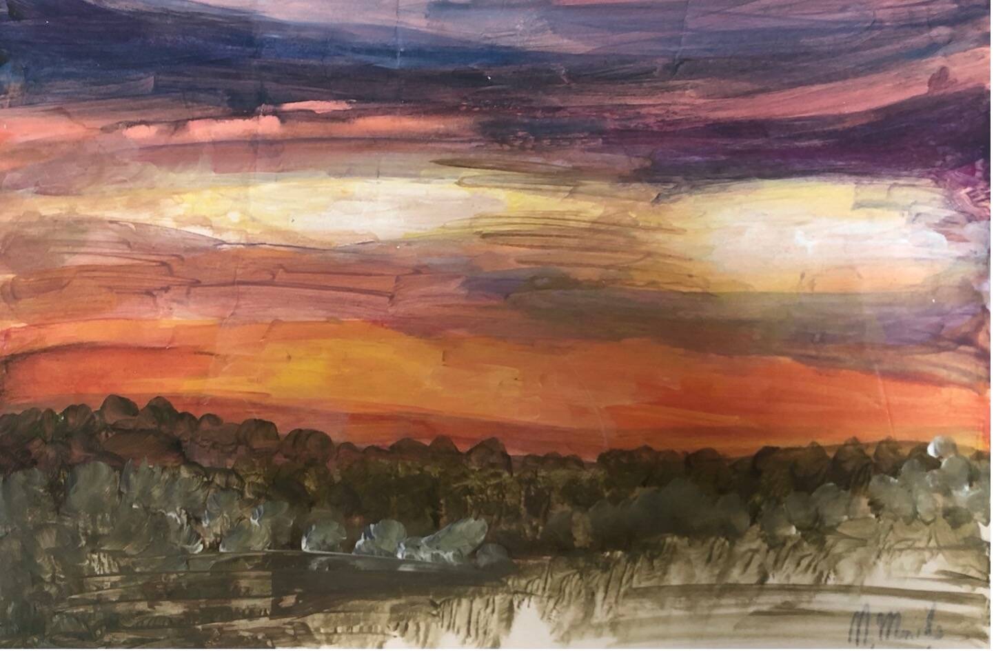 Landschafts Porträt