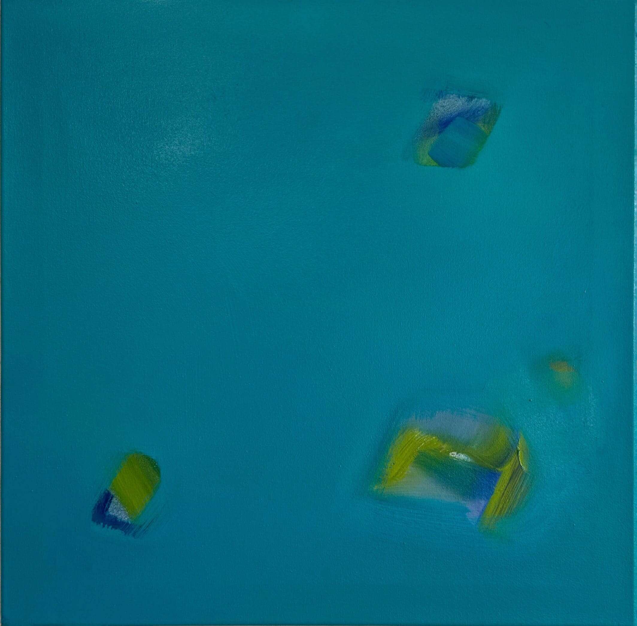 Blue with green pieces - Antje Bockeloh 1