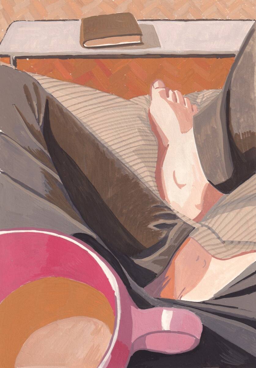 Kaffee am Wohnzimmer