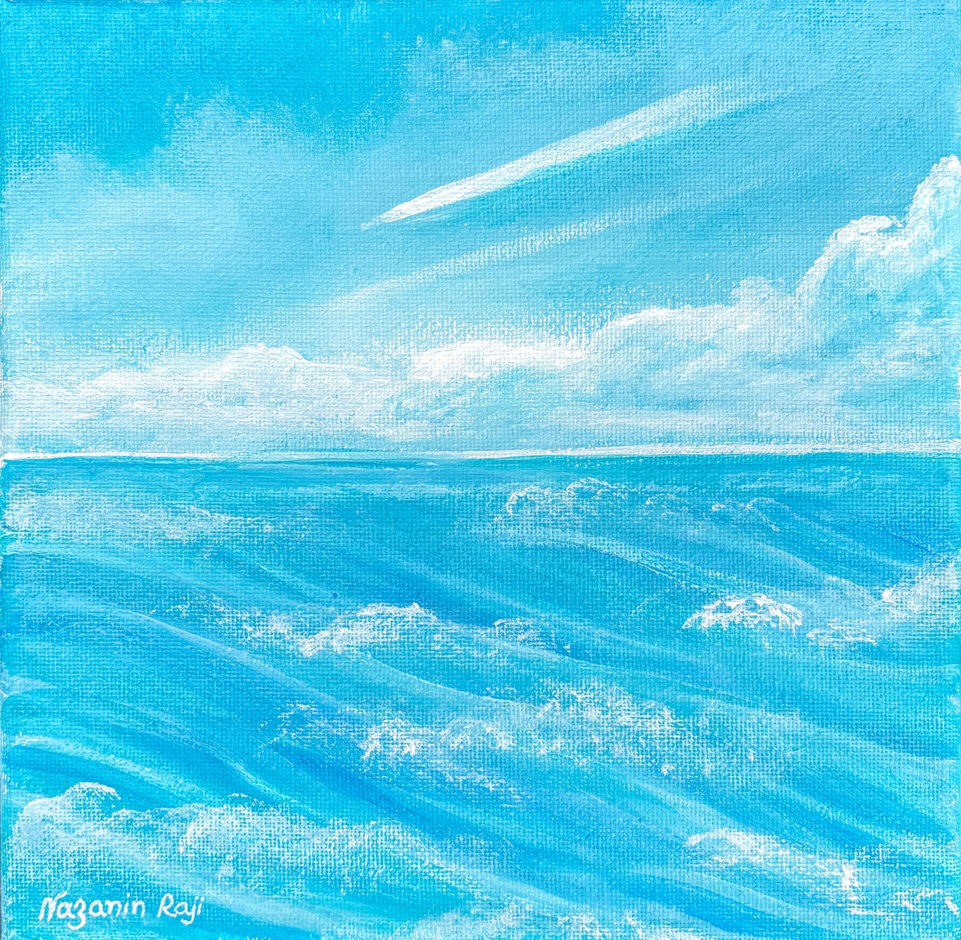 Zwischen Wellen, Wolken und Nebel - Nazanin Raji 1