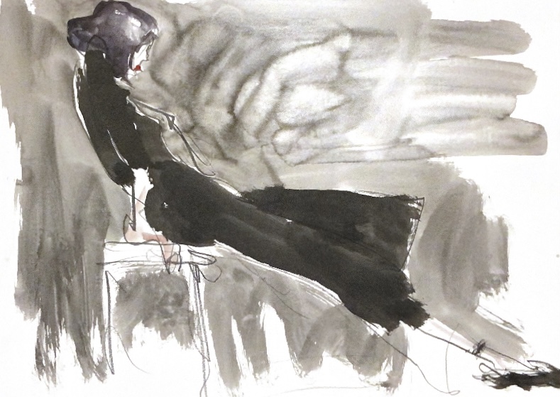 Auf dem Stuhl - Lilli Geyer 1