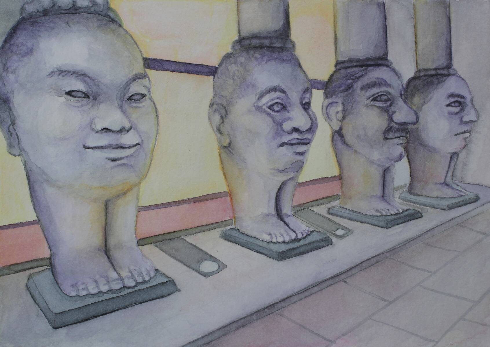 Hotel-Statuen, Osaka