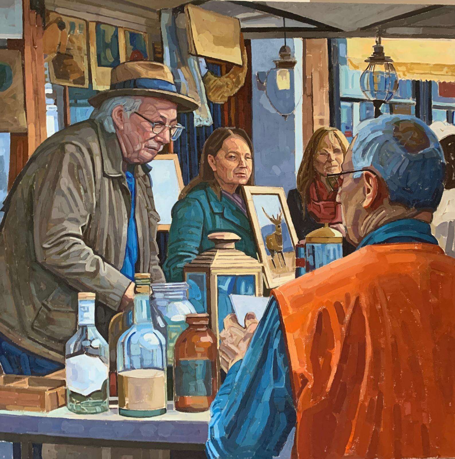 Auf dem Flohmarkt - Sebastian Lorenz 1