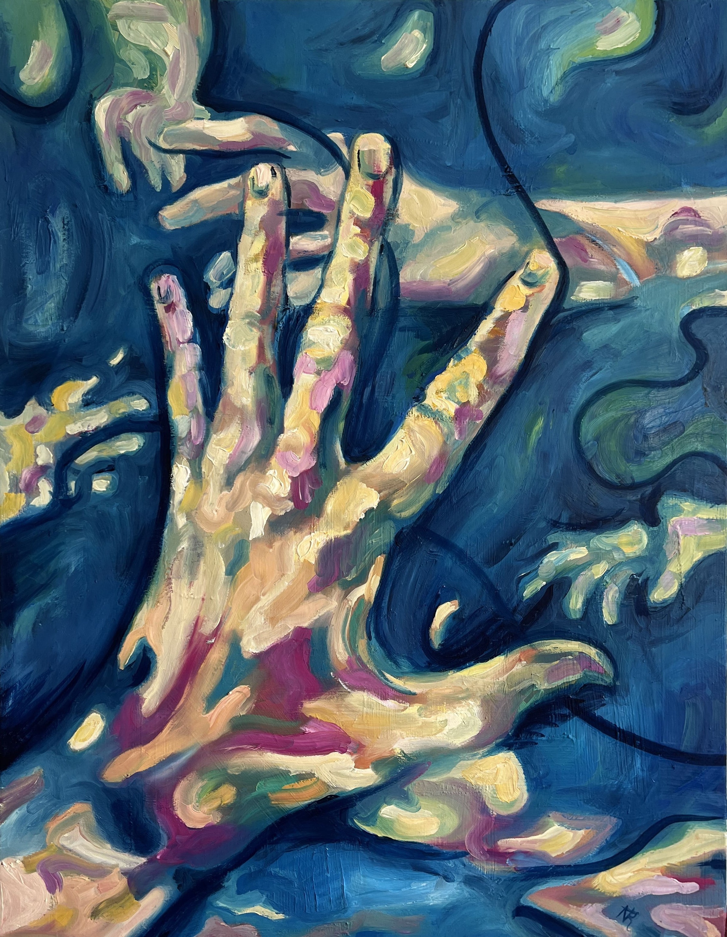 Gemenge in blau - Noah Rennebaum 1