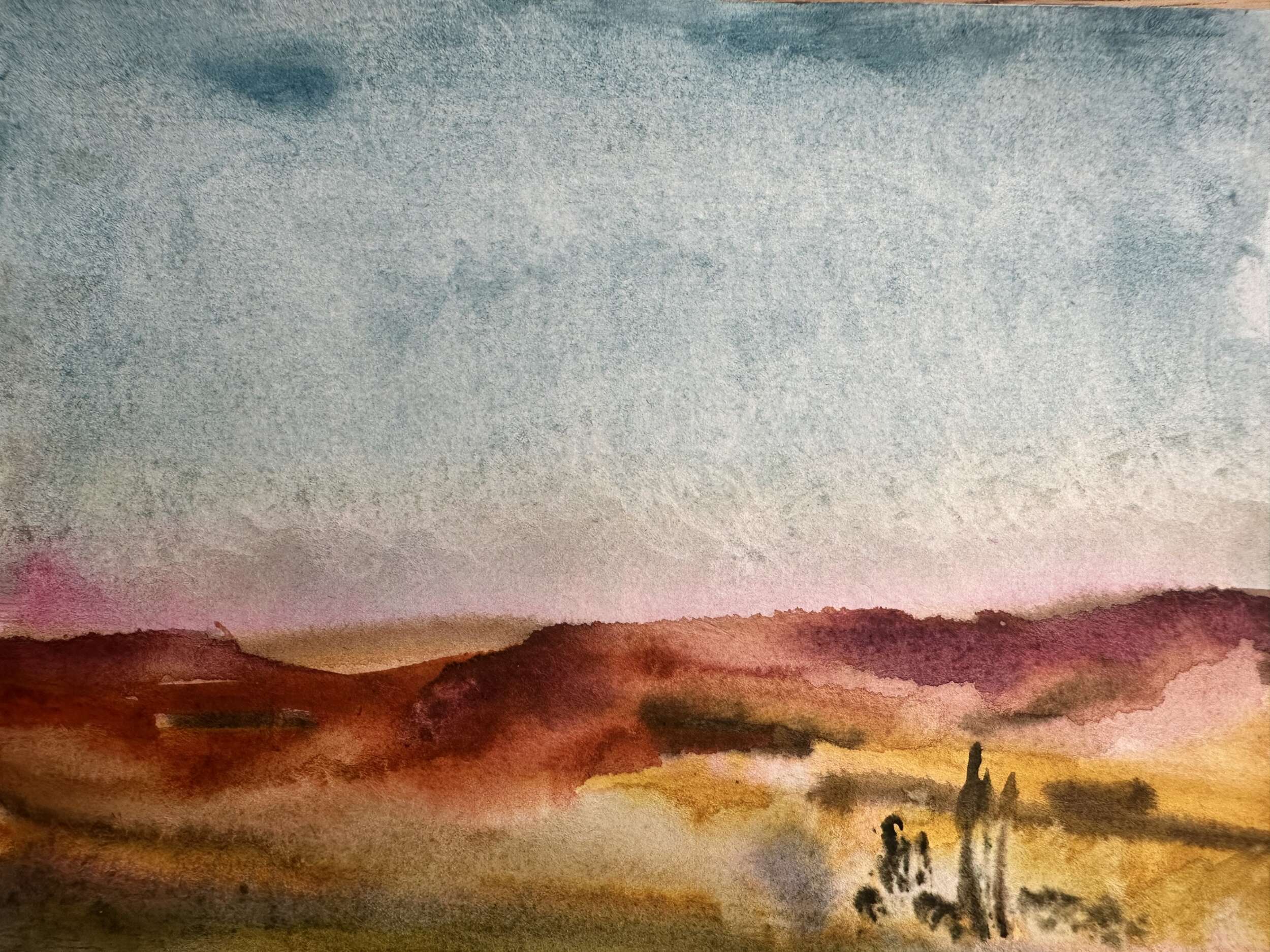 Landschaft vor Ankara no.1 - Melek Özer 1