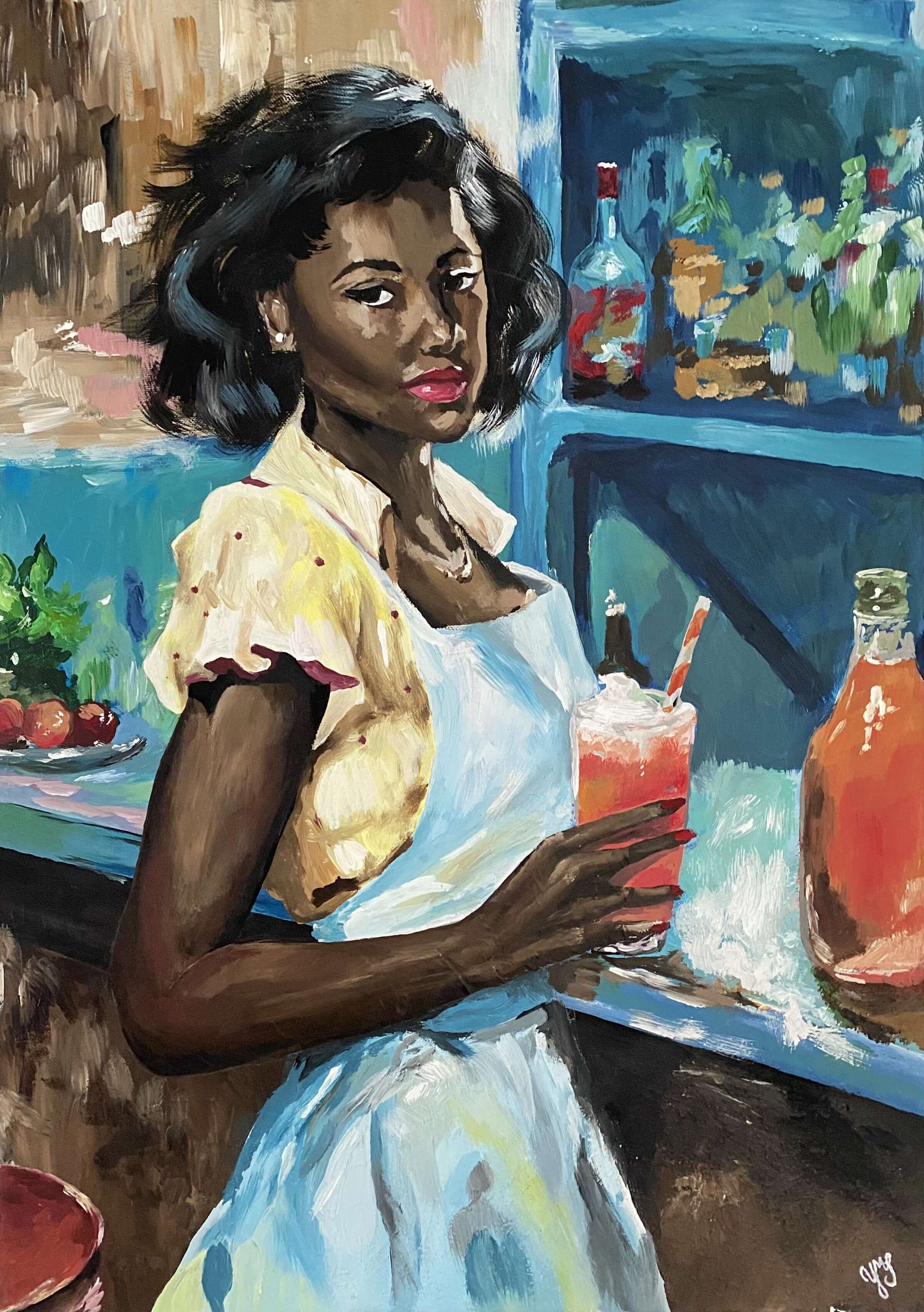 Die Kellnerin  - Yana Sahle 1