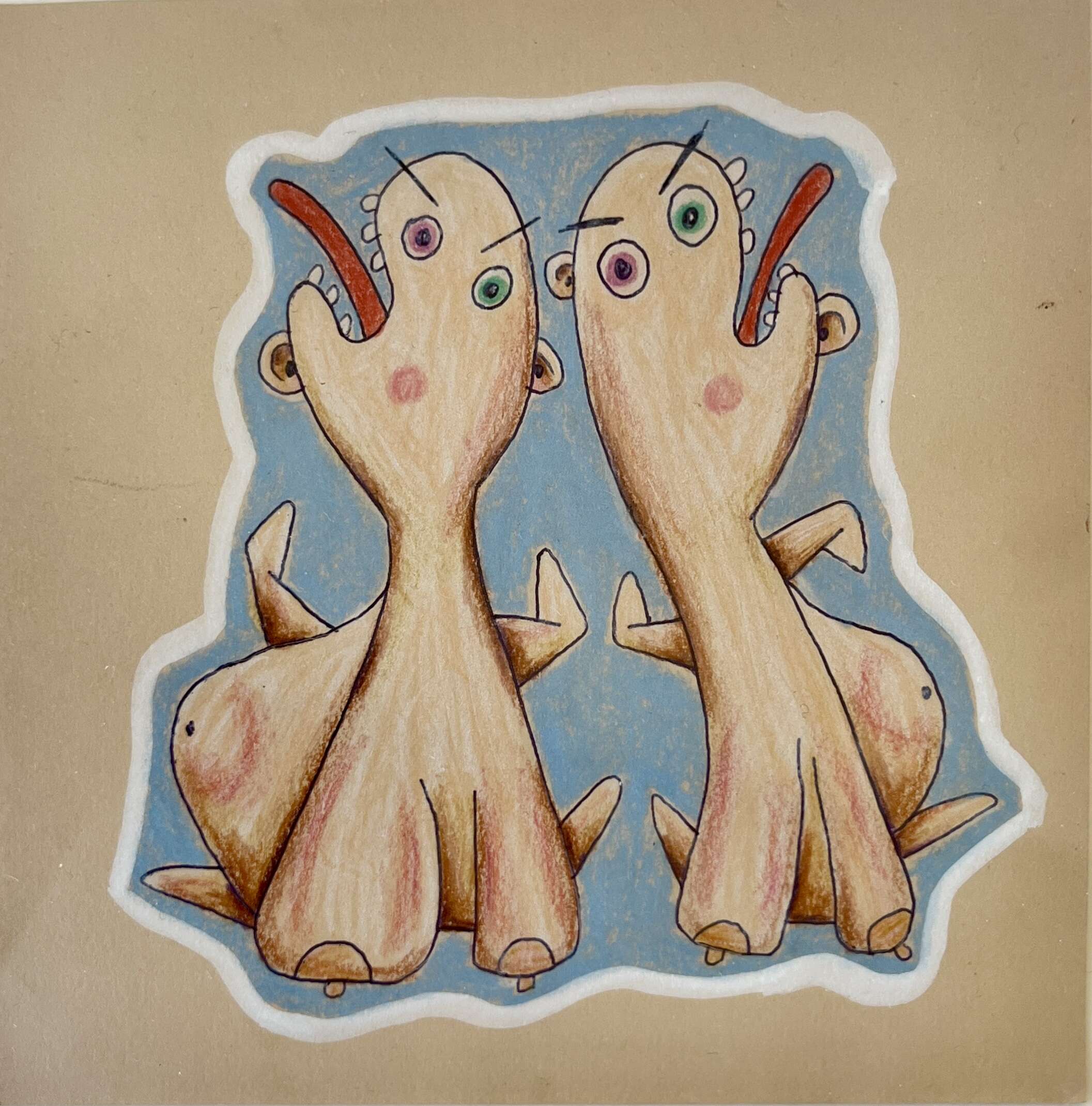 Serie 1 "Oach guck doch mal..", zwei innen zwei außen - Lara Burgmann 1