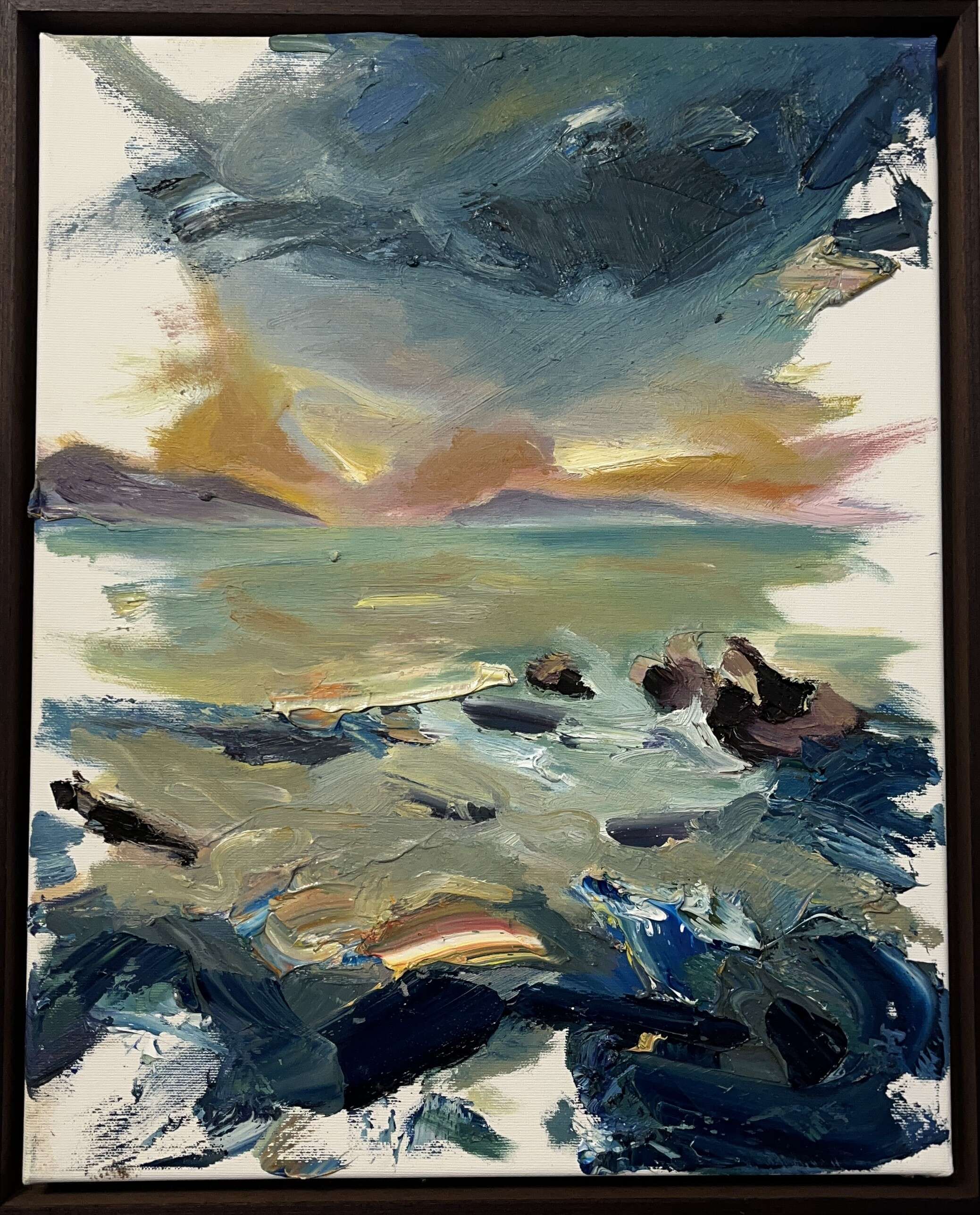 Sonnenuntergang am Meer - Noah Rennebaum 1