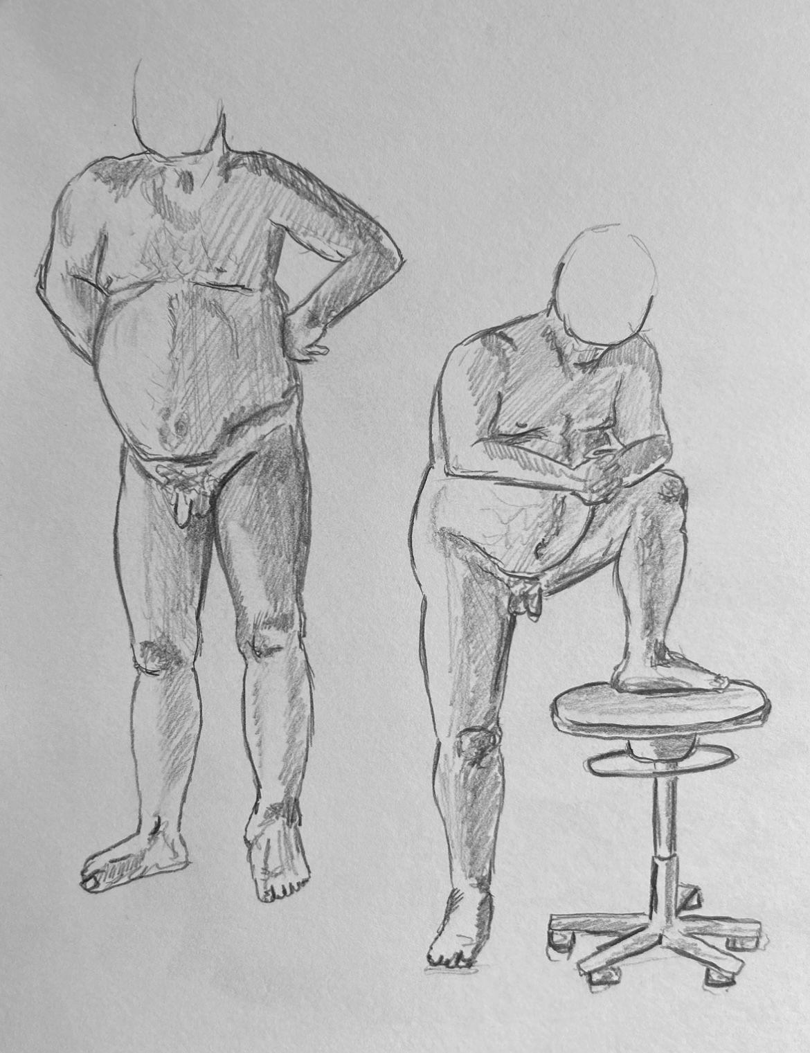 Akt Männlich  - Bibiána Sabová 1