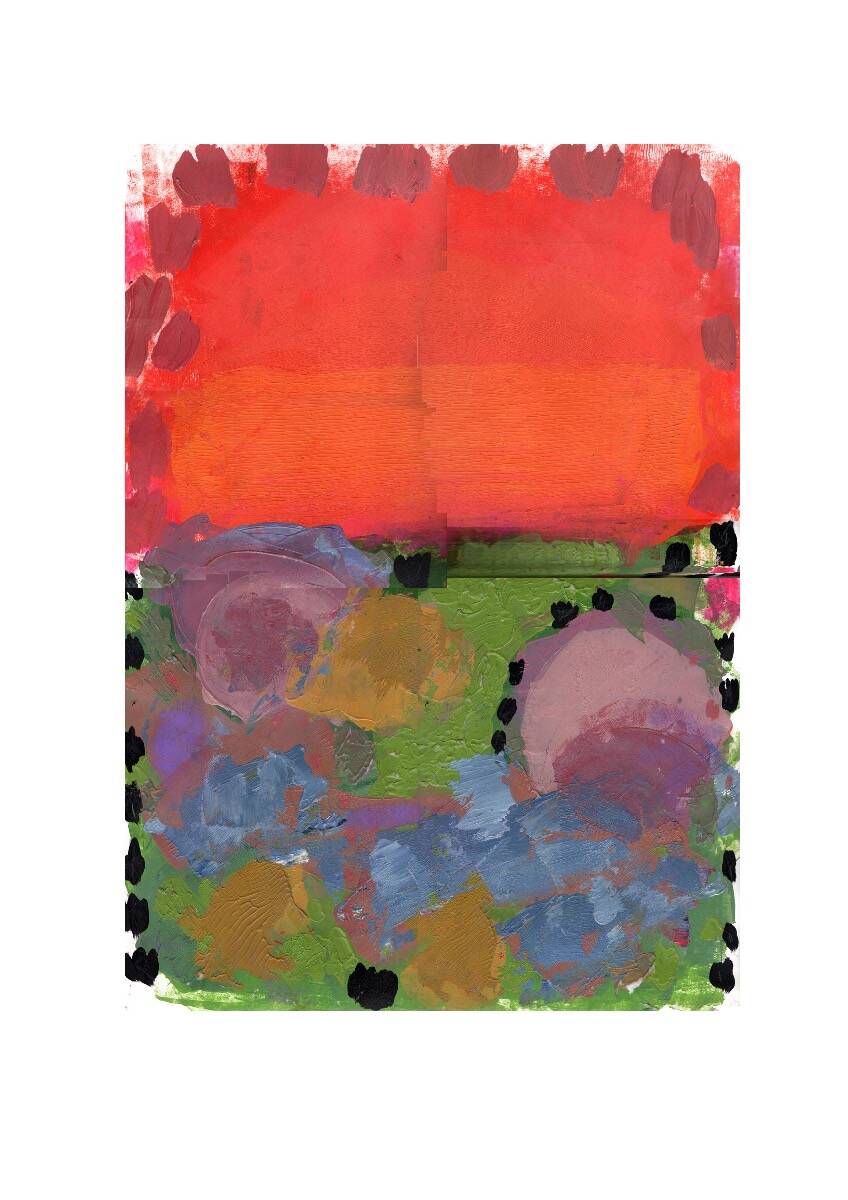 Sunset of the Purple Blobs 