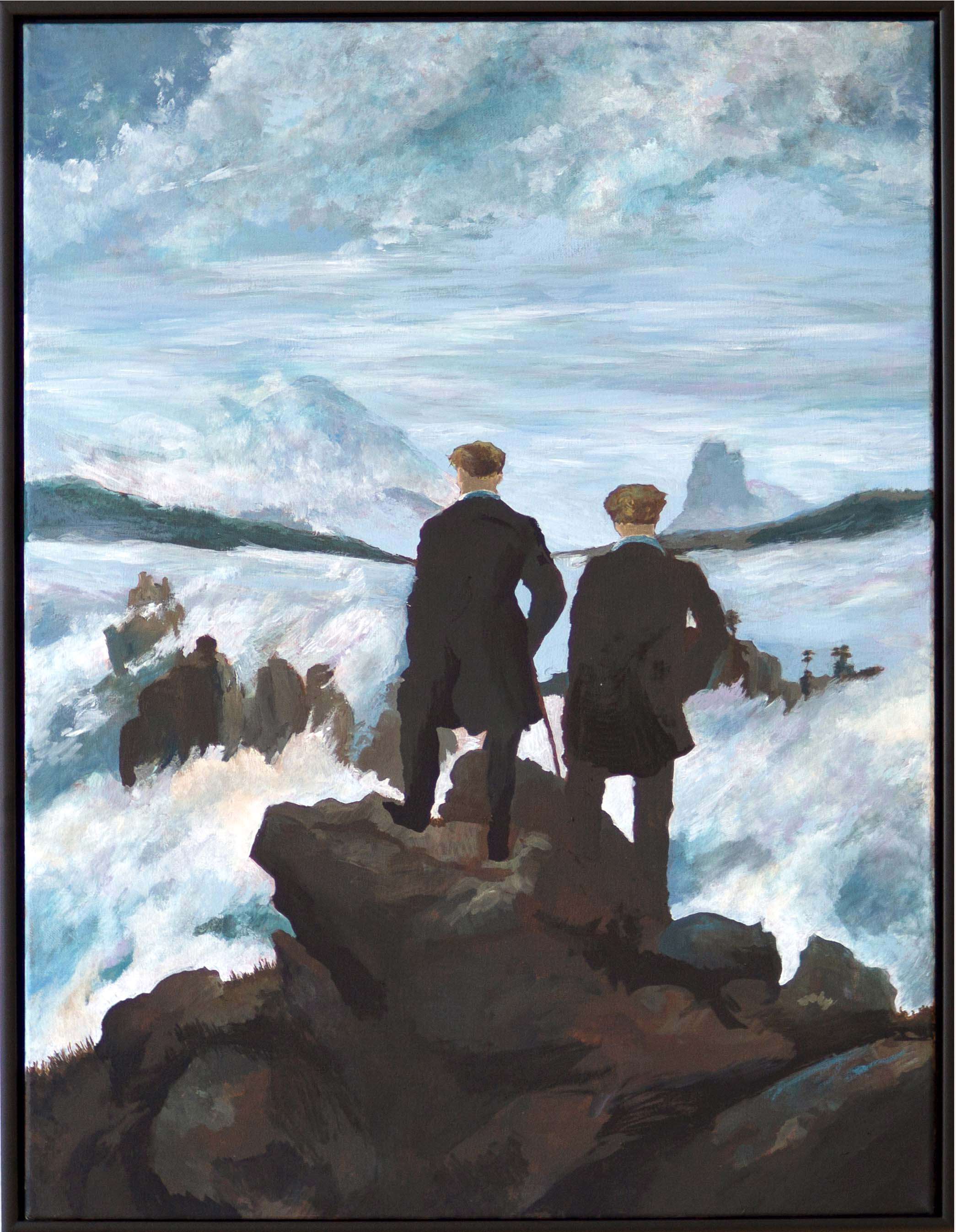 Zwei Wanderer (nach C.D.Friedrich) - Gordon Endt 1