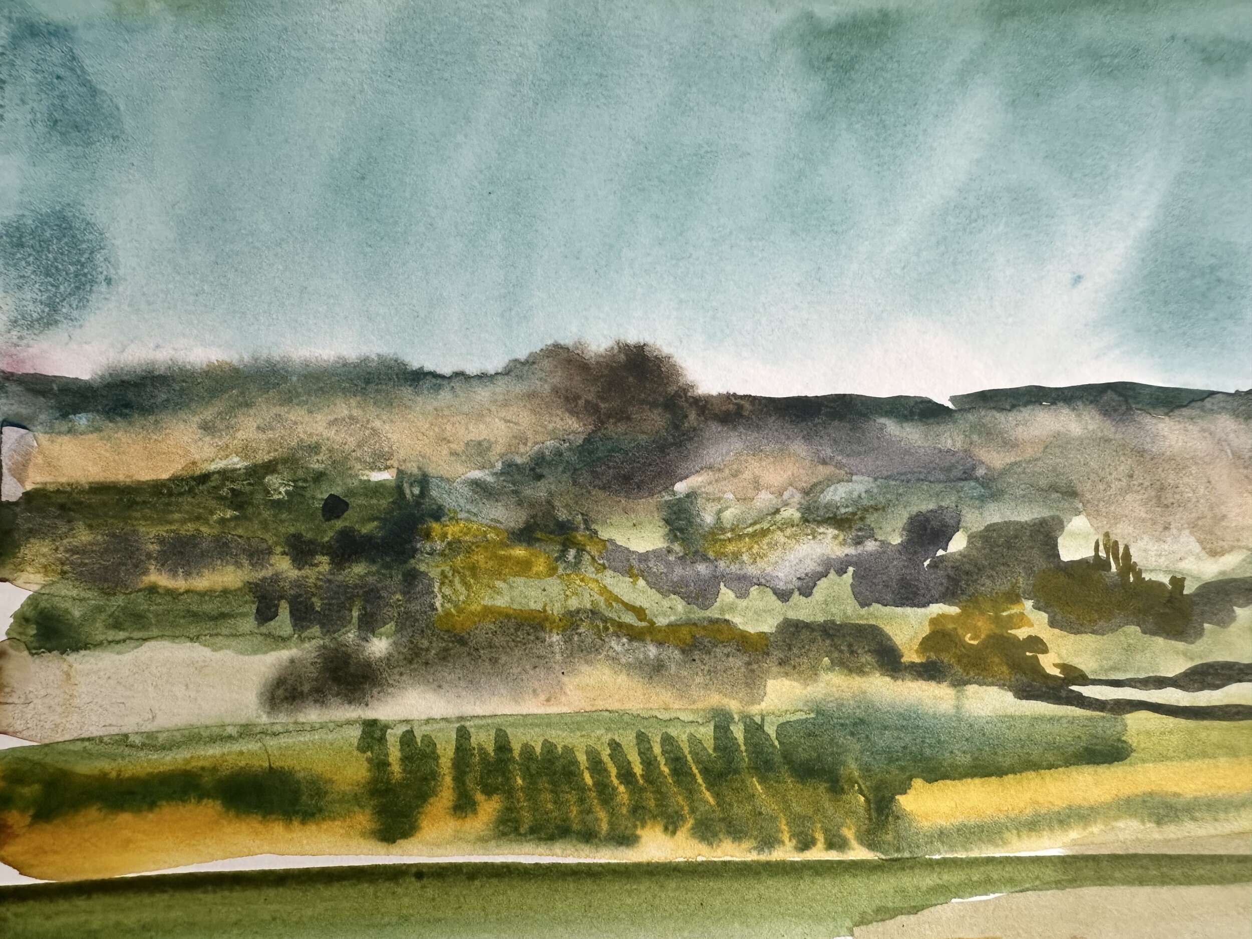 Landschaft vor Ankara no.2 - Melek Özer 1