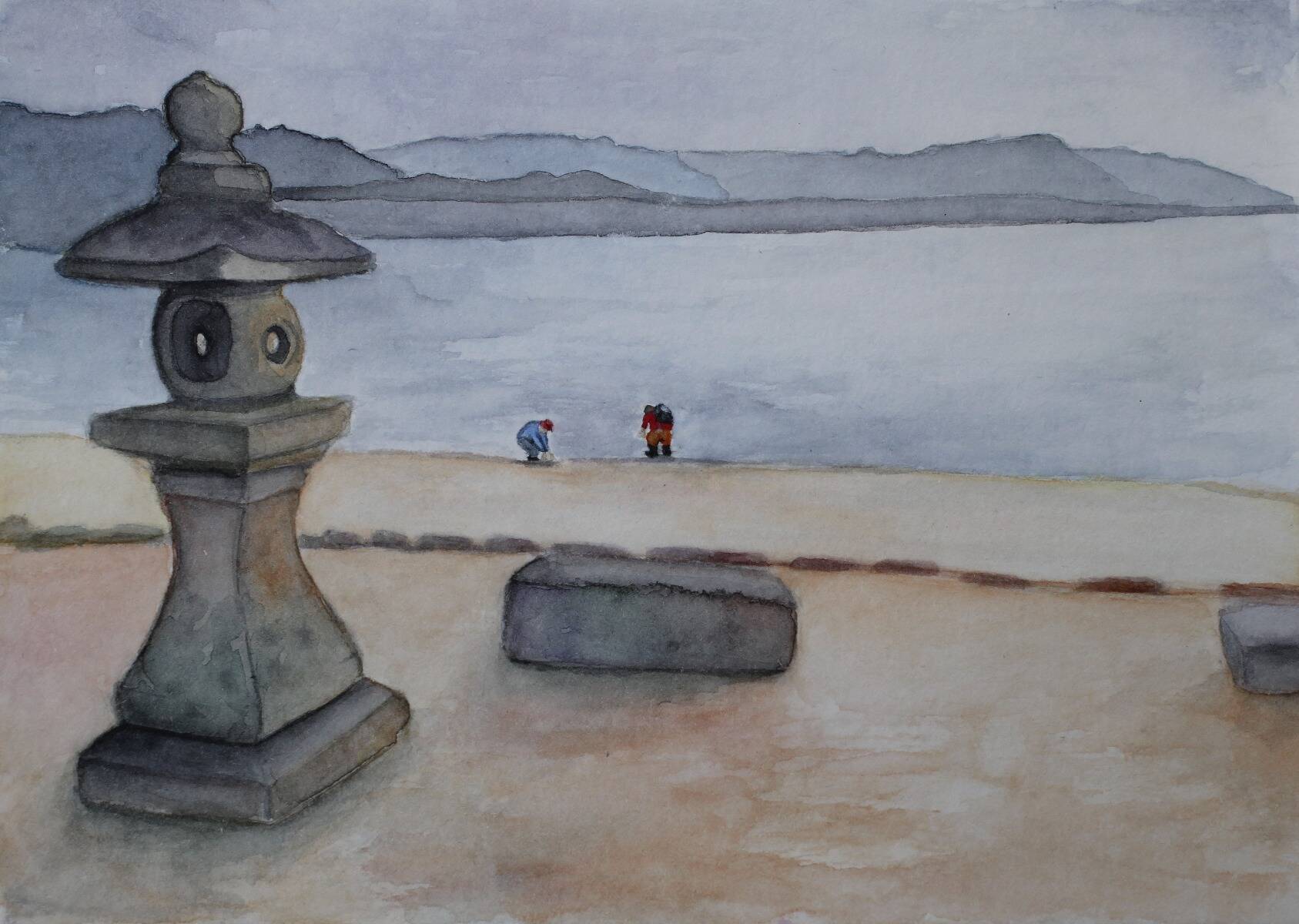 Steinlaterne, Miyajima Island, Hiroshima