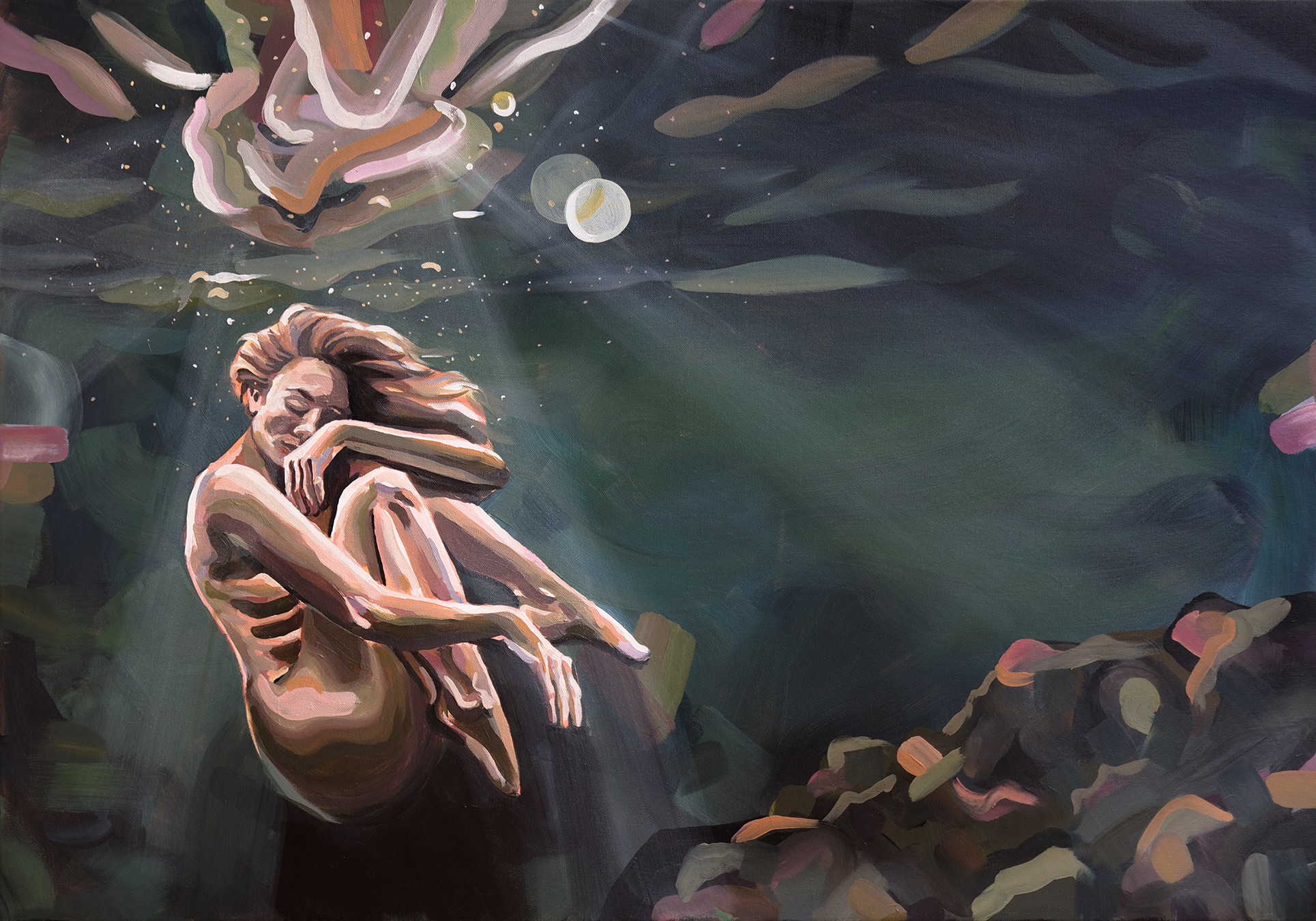 Träumen im Wasser - Druck - Lilian Hermann 1