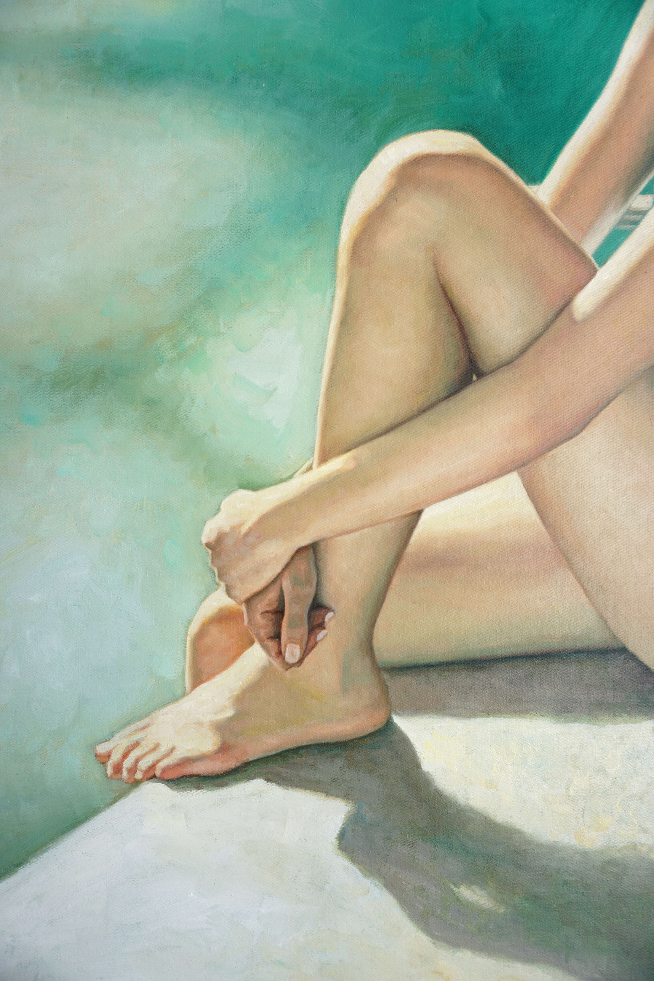 Mädchen am Pool - Christian Herzig 2