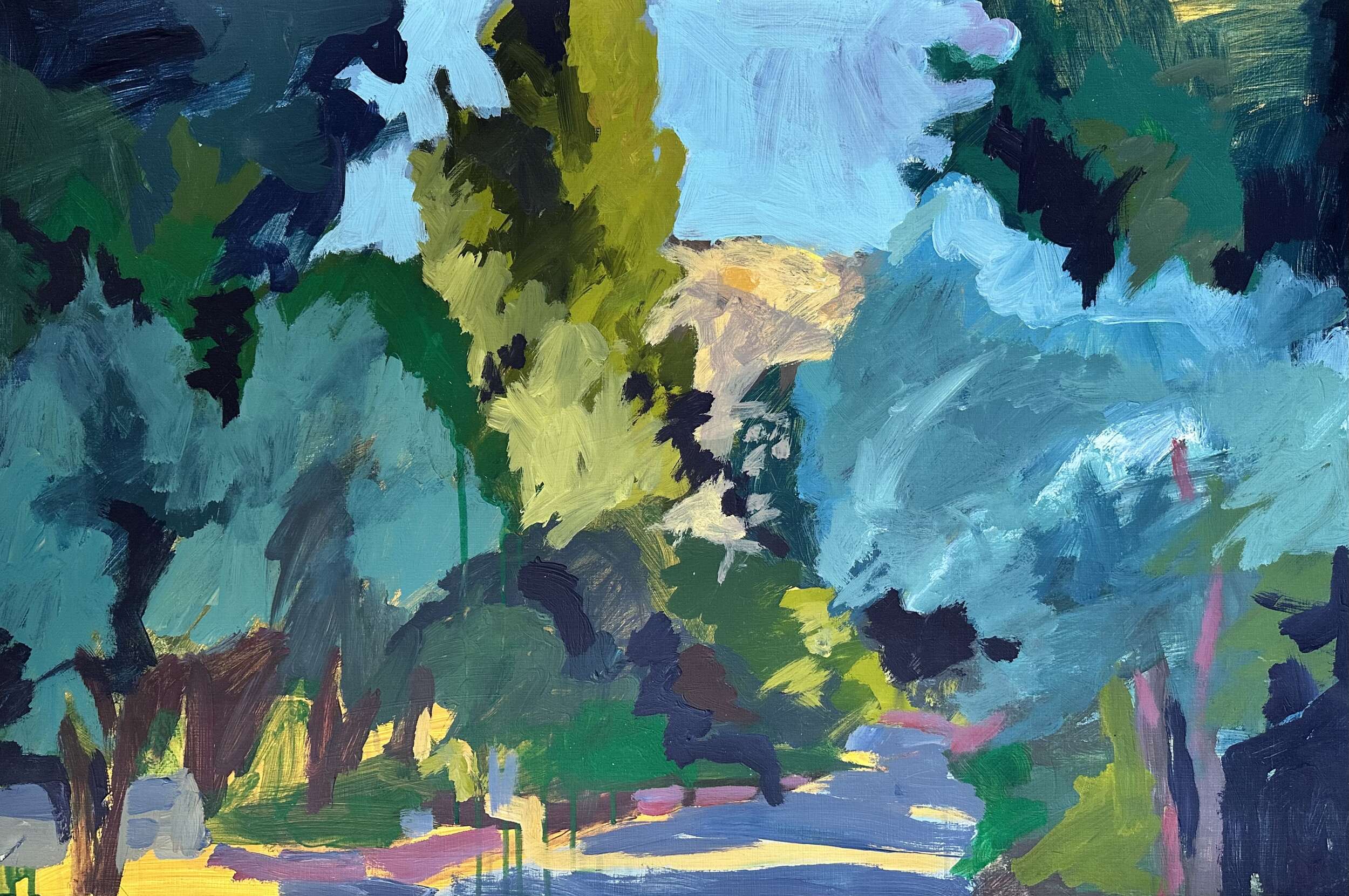 Blaue Bäume - Melek Özer 1