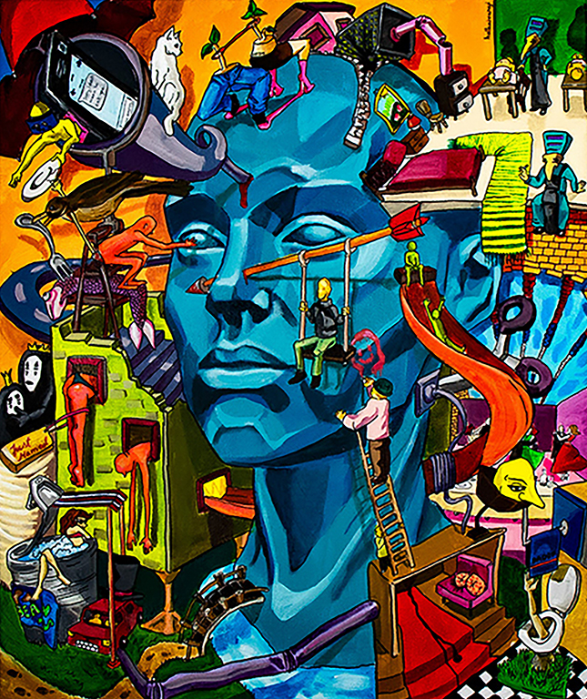 Blue Head - Helka Ivanyi 1