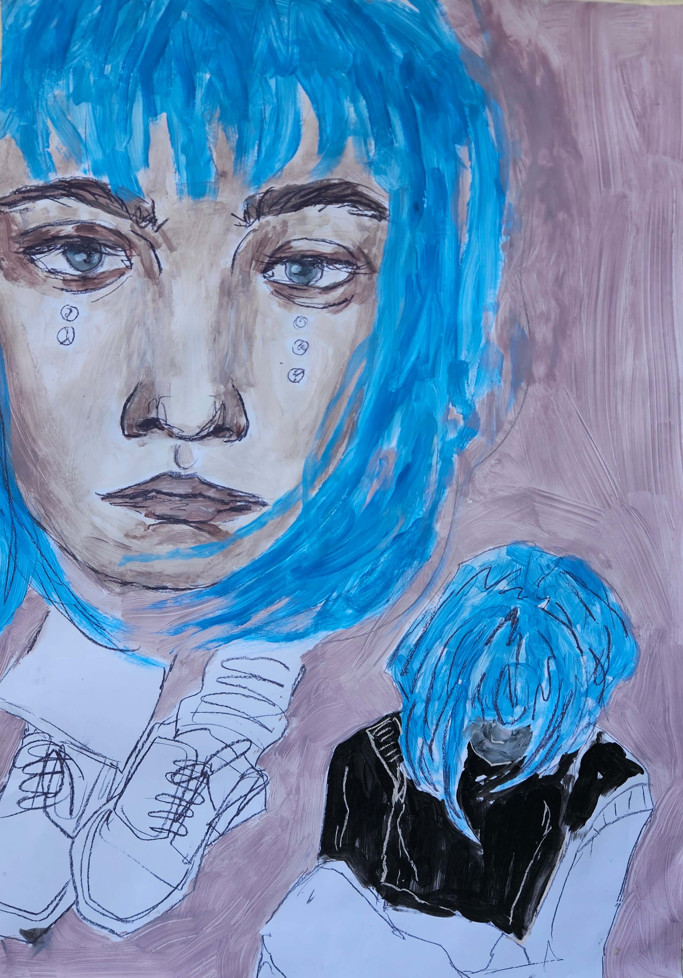 "Blaue Perücke" - Jessie  Findeisen-MacKenzie  1