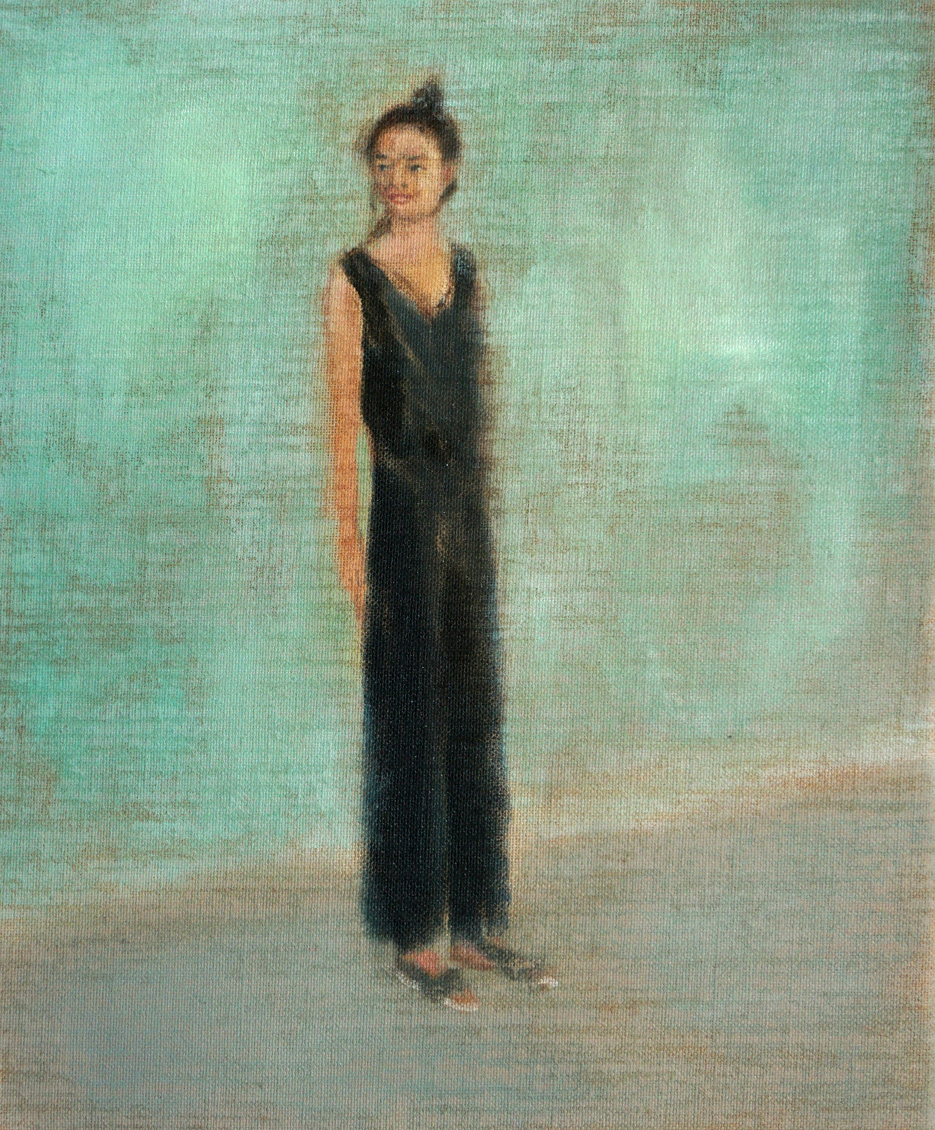 Frau in schwarz - Christian Herzig 1