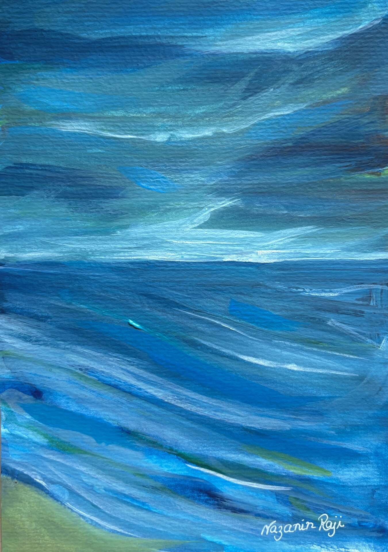 Sturm über dem Meer - Nazanin Raji 1